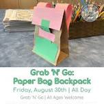 Grab ‘N’ Go: Paper Bag Backpack