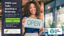 Starting a Business: FREE Law Talk