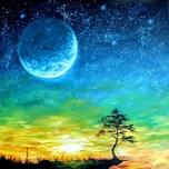 Paint Nite: Moonlit Sunset