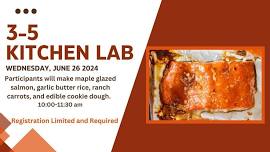 Kitchen Lab - Grades 3-5