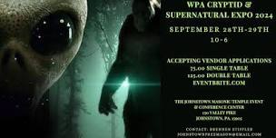 WPA Cryptid and Supernatural Expo 2024 Vendor Tables