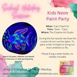 Tues 9 April- Kids Neon Paint Party