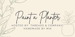 Paint a Planter Workshop