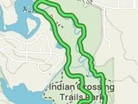 Hike at Indian Trails Crossing in Tecumseh