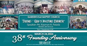 38th Founding anniversary