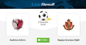 Kashima Antlers - Nagoya Grampus Eight Japan / J.League November 9, 2024