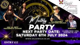 Saturday Night Monthly Salsa Party at Kings Rochester Sports Centre (1st Saturday Every Month)