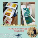 NEW! Vegetable Monoprinting Workshop – DEPOSIT