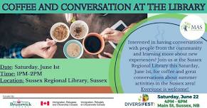 Coffee and Conversation at the Library