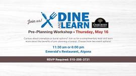 Dine & Learn - Algona (Emerald's Restaurant)