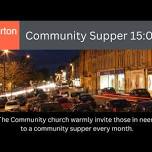 Community Supper from the Community Church in Chipping Norton