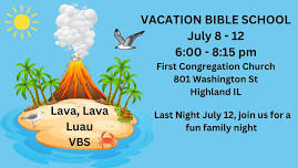 Vacation Bible School - Lava Lava Luau