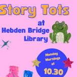 Story Tots at Hebden Bridge Library.