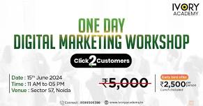 One Day Digital Marketing Workshop