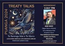 Puanga Treaty Talks: Post Settlement Governance Entities and Mana Motuhake