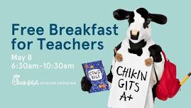 Free Breakfast for Teachers