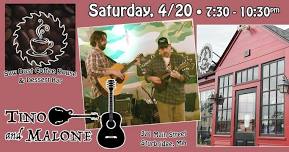 Tino & Malone @Saw Dust Coffee House Sturbridge