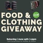 Food and Clothing Giveaway!!!!