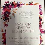 Farewell to Pastor Kendra