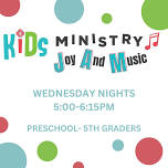 Kids Ministry JAM Wednesday Nights