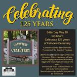 125 years of Fairview Cemetery