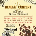 Twisted Swing Big Band Fundraiser for Old Town Animal Orphanage