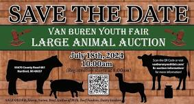 Van Buren Youth Fair Large Animal Auction