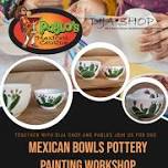 Mexican Cactus Bowls Pottery Painting Workshop