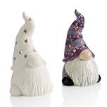 Spring Gnome Lantern Glazing with Brush It Off at Deep Roots