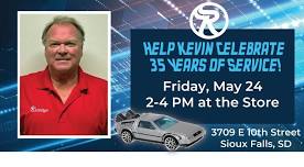 Celebrate 35 Years of Service with Kevin!