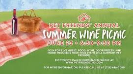 Pet Friends' Summer Wine Picnic