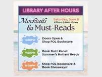 Mocktails & Must Reads at the Westwood Public Library