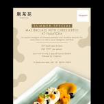 Dive into a delightful Summer Dessert Masterclass by Cheesserted at Yauatcha!