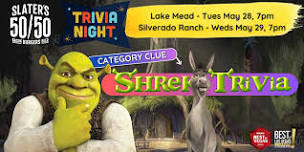 SHREK Trivia Night at Slater's 50/50 - Lake Mead Blvd