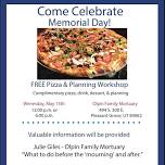 Pizza and Planning-Celebrating Memorial Day