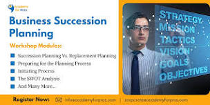 Business Succession Planning Workshop in Dearborn, MI on Jun 24th, 2024