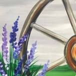 Adult Paint & Sip | Wagon Wheel & Flowers | Friday | May 31st 2024