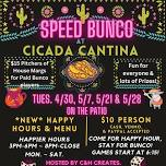 Speed Bunco at Cicada Cantina!