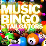 MUSIC BINGO @ Tailgators Sports Bar (Coralville, IA) / Wednesdays @ 7pm **Starting April 10th**