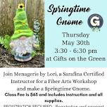 Needle Felting Workshop : Springtime Gnome