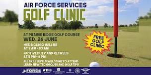 Air Force Services Golf Clinic at Prairie Ridge Golf Course