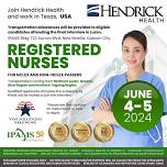 Final Interview For Registered Nurses - Visa Solutions Healthcare/Hendrick Health USA