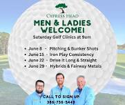 Golf Clinics, Saturdays at 9am