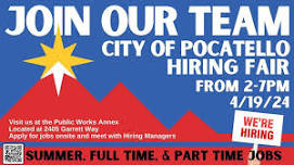 City of Pocatello’s Annual Hiring Fair Scheduled for April 19