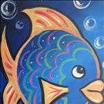 Bubble Fish! Paint Party! Ages 7-107!