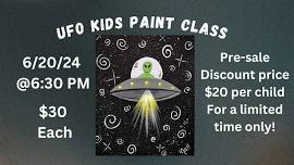 UFO Kids Paint –  Kids Painting Party