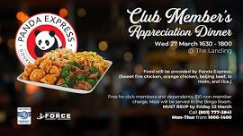 Club Member's Appreciation Dinner! 