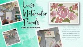 Loose Watercolor Florals