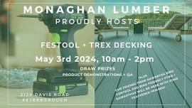 Monaghan Lumber Hosts Festool and Trex