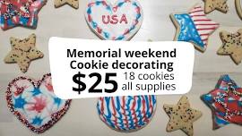 Memorial weekend cookie decorating!